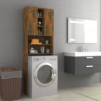 Thumbnail for Waschmaschinenschrank Räuchereiche 64x25,5x190 cm