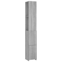Thumbnail for Badezimmerschrank Grau Sonoma 25x25x170 cm Holzwerkstoff
