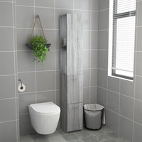 Thumbnail for Badezimmerschrank Grau Sonoma 25x25x170 cm Holzwerkstoff
