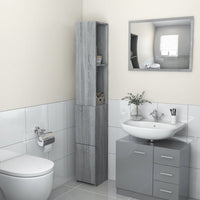 Thumbnail for Badezimmerschrank Grau Sonoma 25x25x170 cm Holzwerkstoff