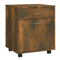 Thumbnail for Rollschrank Räuchereiche 45x38x54 cm Holzwerkstoff