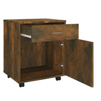 Thumbnail for Rollschrank Räuchereiche 45x38x54 cm Holzwerkstoff
