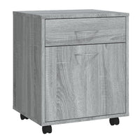 Thumbnail for Rollschrank Grau Sonoma 45x38x54 cm Holzwerkstoff