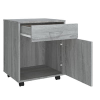 Thumbnail for Rollschrank Grau Sonoma 45x38x54 cm Holzwerkstoff