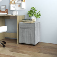 Thumbnail for Rollschrank Grau Sonoma 45x38x54 cm Holzwerkstoff