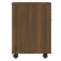 Thumbnail for Rollschrank Braun Eichen-Optik 45x38x54 cm Holzwerkstoff