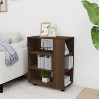 Thumbnail for Rollschrank Braun Eichen-Optik 60x35x75 cm Holzwerkstoff