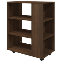 Thumbnail for Rollschrank Braun Eichen-Optik 60x35x75 cm Holzwerkstoff