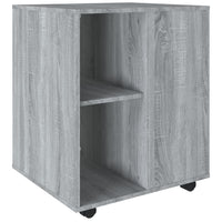 Thumbnail for Rollschrank Grau Sonoma 60x53x72 cm Holzwerkstoff