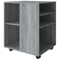 Thumbnail for Rollschrank Grau Sonoma 60x53x72 cm Holzwerkstoff