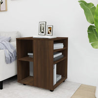 Thumbnail for Rollschrank Braun Eichen-Optik 60x53x72 cm Holzwerkstoff