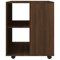 Thumbnail for Rollschrank Braun Eichen-Optik 60x53x72 cm Holzwerkstoff