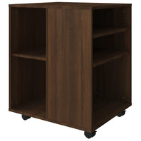 Thumbnail for Rollschrank Braun Eichen-Optik 60x53x72 cm Holzwerkstoff