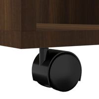 Thumbnail for Rollschrank Braun Eichen-Optik 60x53x72 cm Holzwerkstoff