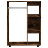 Thumbnail for Kleiderschrank Räuchereiche 80x40x110 cm Holzwerkstoff