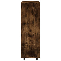 Thumbnail for Kleiderschrank Räuchereiche 80x40x110 cm Holzwerkstoff
