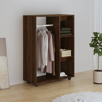 Thumbnail for Kleiderschrank Braun Eichen-Optik 80x40x110 cm Holzwerkstoff