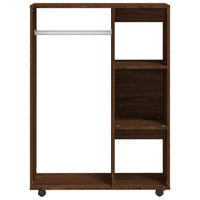 Thumbnail for Kleiderschrank Braun Eichen-Optik 80x40x110 cm Holzwerkstoff