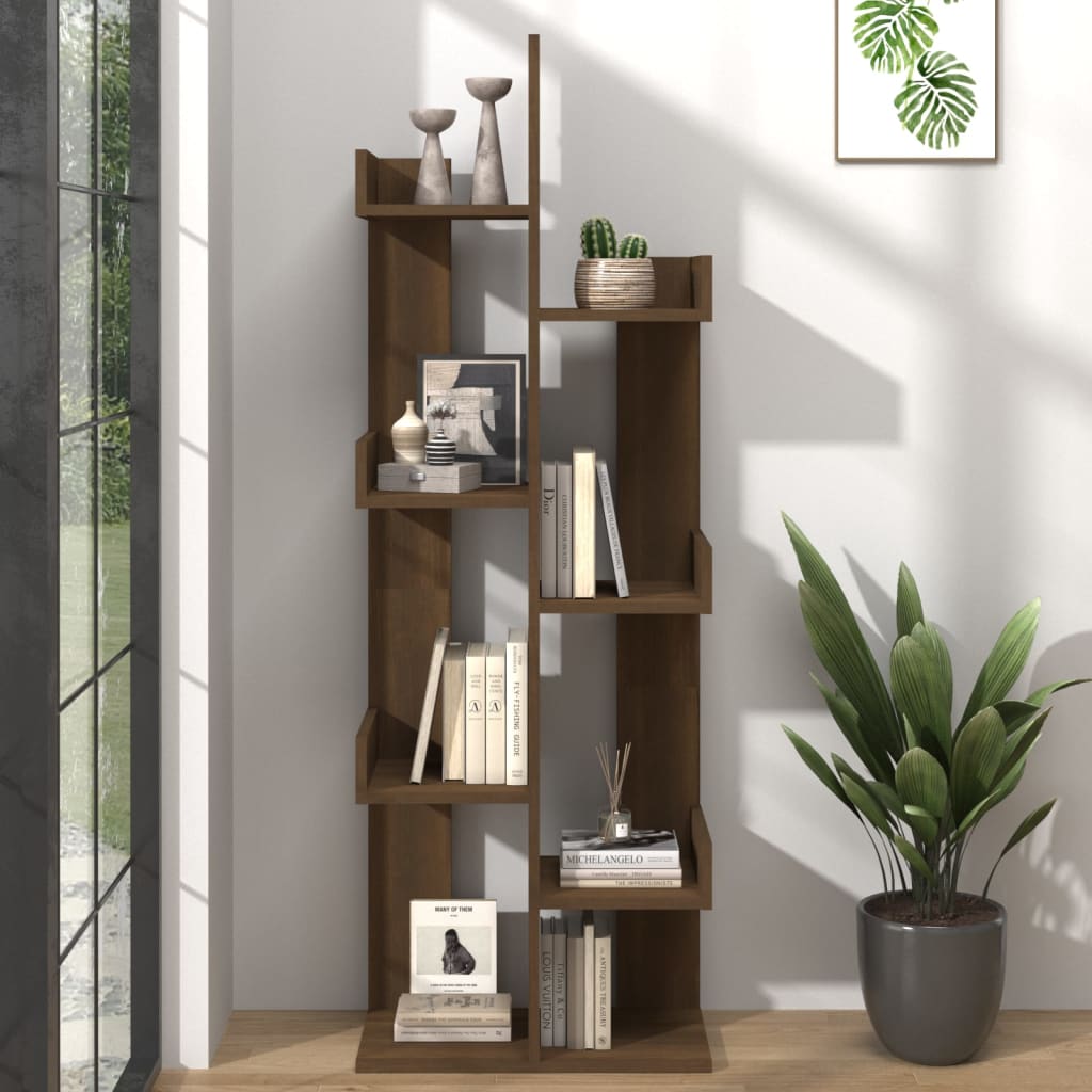 Bücherschrank 48x25,5x140 cm Eiche Braun Holzwerkstoff