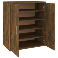 Thumbnail for Schuhschrank Räuchereiche 60x35x70 cm Holzwerkstoff