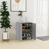 Thumbnail for Schuhschrank Grau Sonoma 60x35x70 cm Holzwerkstoff