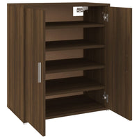 Thumbnail for Schuhschrank Braun Eichen-Optik 60x35x70 cm Holzwerkstoff
