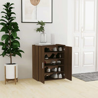 Thumbnail for Schuhschrank Braun Eichen-Optik 60x35x70 cm Holzwerkstoff