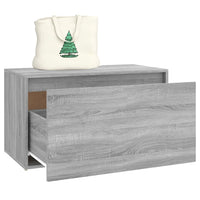 Thumbnail for Flurbank 80x40x45 cm Grau Sonoma Holzwerkstoff