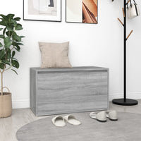 Thumbnail for Flurbank 80x40x45 cm Grau Sonoma Holzwerkstoff