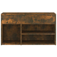 Thumbnail for Schuhbank Räuchereiche 80x30x45 cm Holzwerkstoff