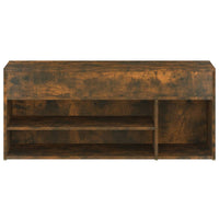Thumbnail for Schuhbank Räuchereiche 105x30x45 cm Holzwerkstoff