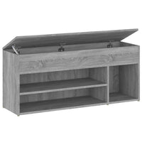 Thumbnail for Schuhbank Grau Sonoma 105x30x45 cm Holzwerkstoff