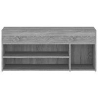Thumbnail for Schuhbank Grau Sonoma 105x30x45 cm Holzwerkstoff