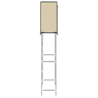 Thumbnail for Waschmaschinenregal 2 Ablagen Creme 71x29,5x170,5 cm Eisen