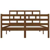 Thumbnail for Massivholzbett Honigbraun 135x190 cm