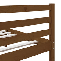 Thumbnail for Massivholzbett Honigbraun 135x190 cm