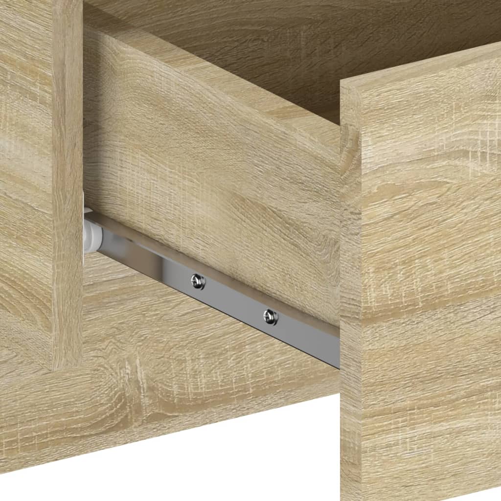 Wand-Nachttische 2 Stk. Sonoma-Eiche Holzwerkstoff