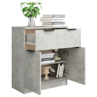 Thumbnail for Sideboard Betongrau 60x30x70 cm Holzwerkstoff