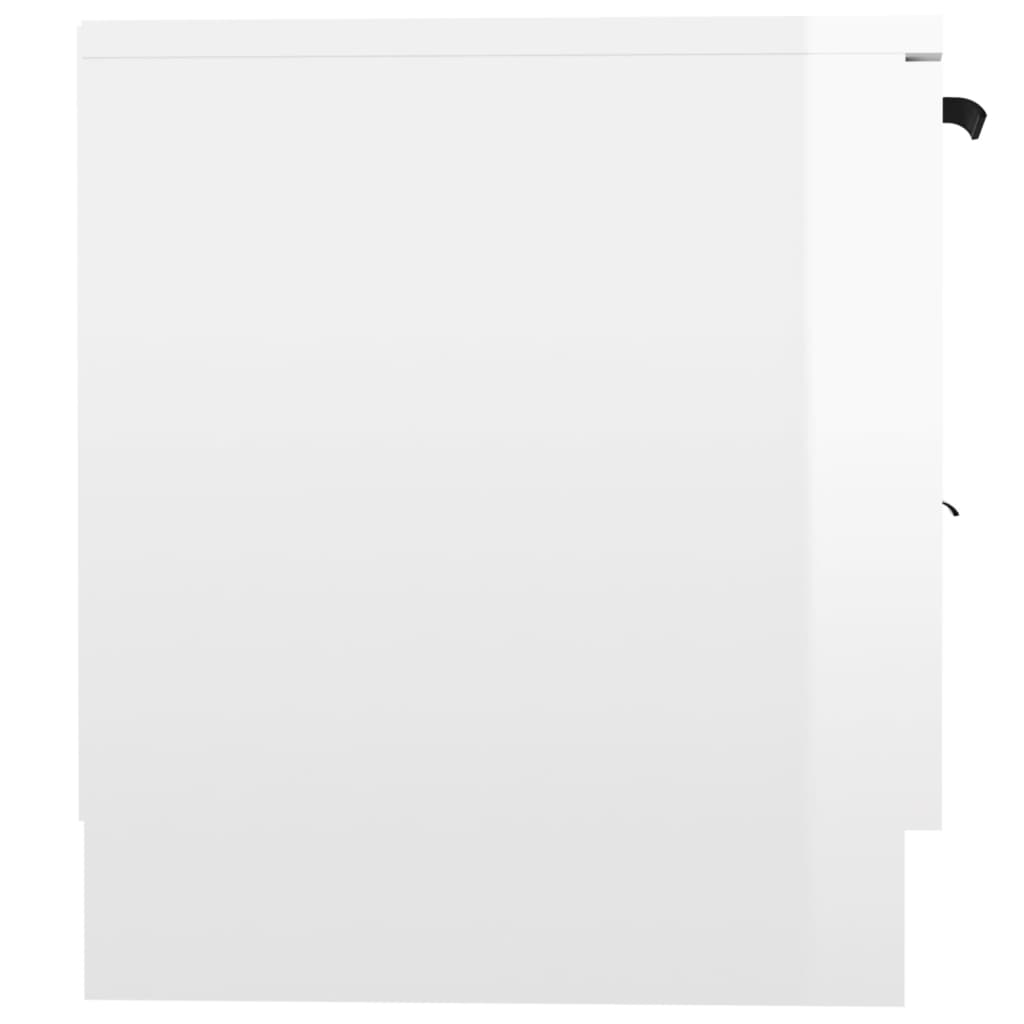 TV-Schrank Hochglanz-Weiß 140x35x40 cm Holzwerkstoff