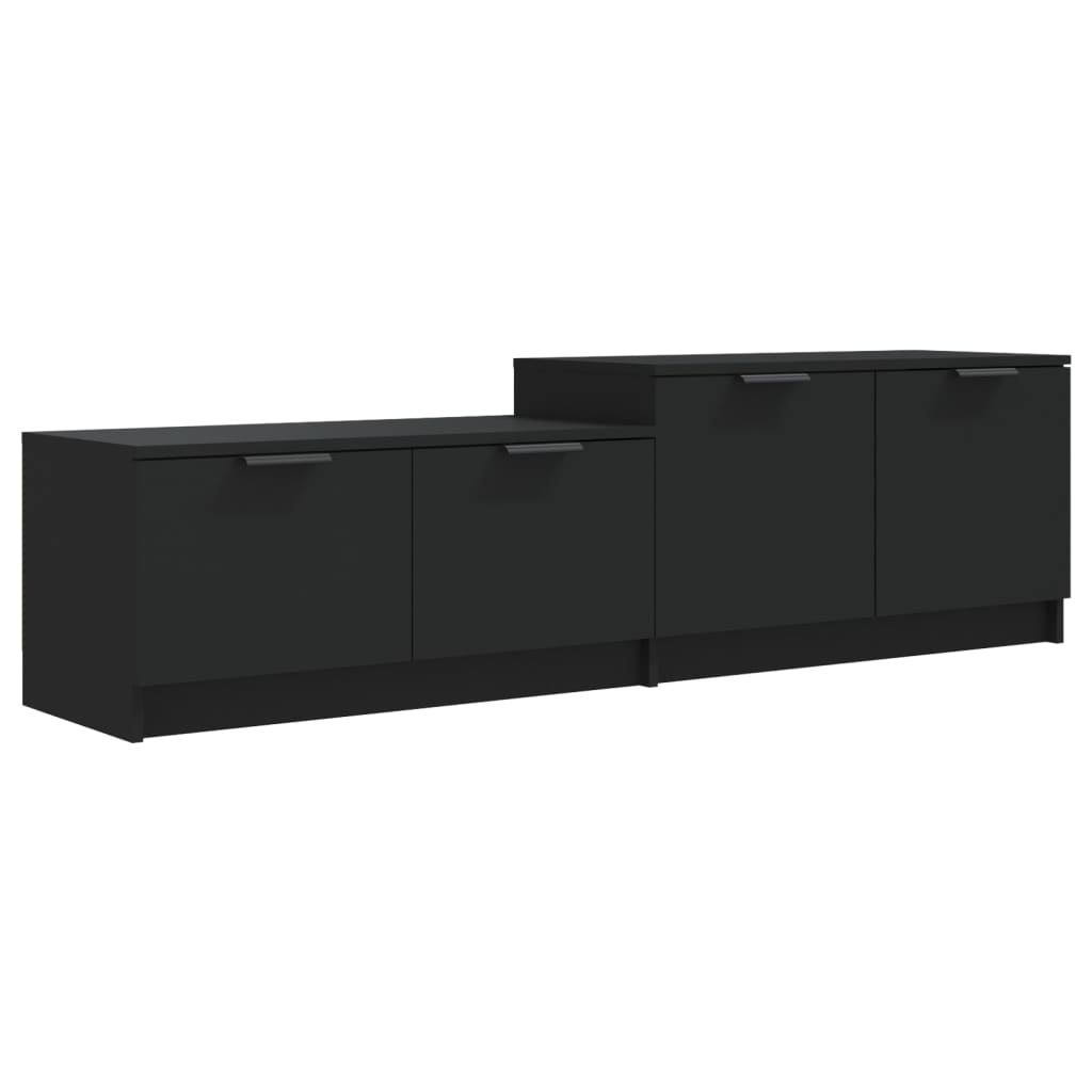 TV-Schrank Schwarz 158,5x36x45 cm Holzwerkstoff