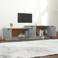 Thumbnail for TV-Schrank Betongrau 158,5x36x45 cm Holzwerkstoff