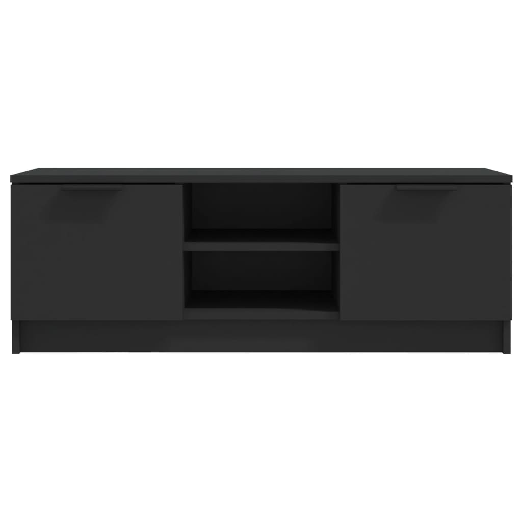 TV-Schrank Schwarz 102x35x36,5 cm Holzwerkstoff