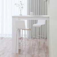 Thumbnail for Wand-Bartisch Weiß 102x45x103,5 cm Holzwerkstoff
