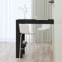 Thumbnail for Wand-Bartisch Schwarz 102x45x103,5 cm Holzwerkstoff