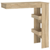 Thumbnail for Wand-Bartisch Sonoma-Eiche 102x45x103,5 cm Holzwerkstoff