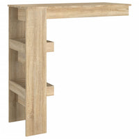 Thumbnail for Wand-Bartisch Sonoma-Eiche 102x45x103,5 cm Holzwerkstoff