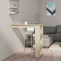 Thumbnail for Wand-Bartisch Sonoma-Eiche 102x45x103,5 cm Holzwerkstoff