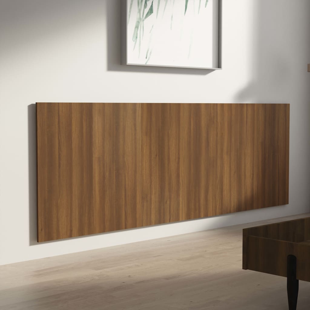 Kopfteil Braun Eichen-Optik 240x1,5x80 cm Holzwerkstoff