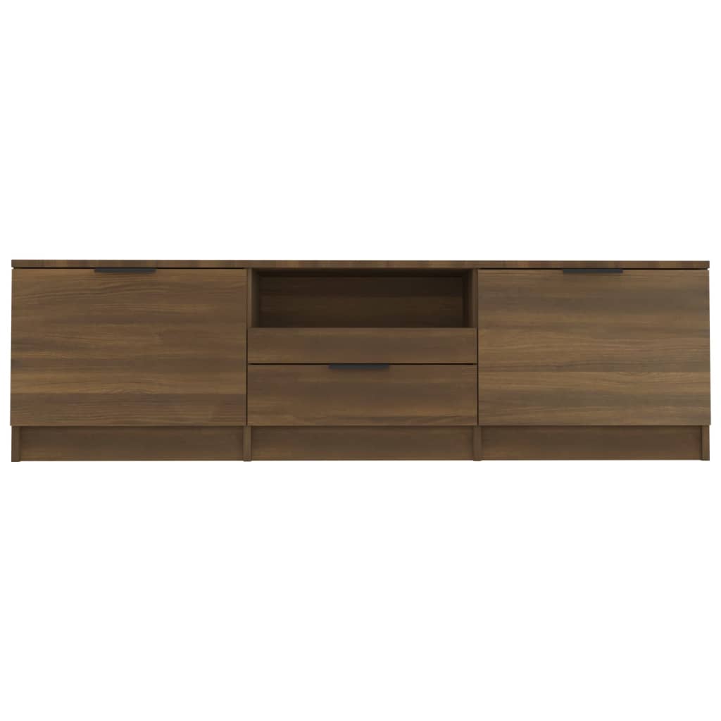 TV-Schrank Braun Eichen-Optik 140x35x40 cm Holzwerkstoff