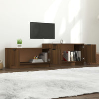 Thumbnail for TV-Schrank Braun Eichen-Optik 158,5x36x45 cm Holzwerkstoff